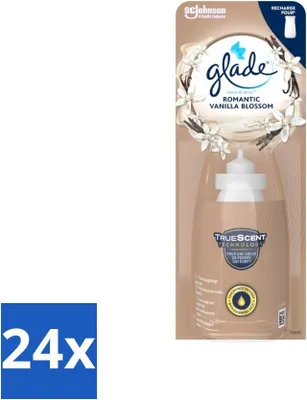 Image de Glade - Sense & Spray - Fleur de vanille romantique - 18 ml - Pack avantage - 24 pièces