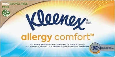 Produktbild von Kleenex Allergy Comfort Papiertaschentücher 56 Stück