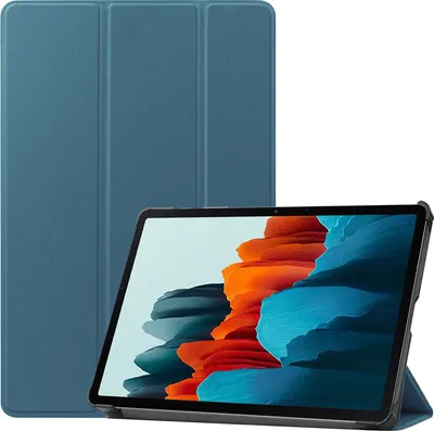 Produktbild von Schutzhülle für Samsung Galaxy Tab A8 10.5" Zoll 2021 2022 Ultra Schlank Cover Etui Hülle - MARINE GRÜN