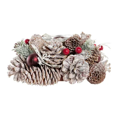 Obrázok produktu pre DKD Home Decor Vianočný svietnik (19 x 19 x 9 cm)