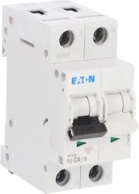 Immagine prodotto di Interruttore automatico 1P+NC 4A 6kA AC PL6-C4/1N 106030