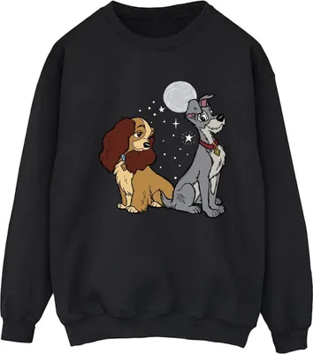Produktbild von Disney - "Lady And The Tramp" Sweatshirt für Damen BI23202 (M) (Schwarz)