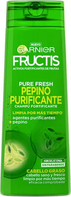 Zdjęcie produktu dla Garnier Fructis Pure Fresh Cucumber Szampon oczyszczający 360ml