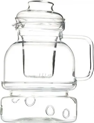 Produktbild von Termisil Teekanne Glaskanne mit Stövchen und Filter 1,5 L