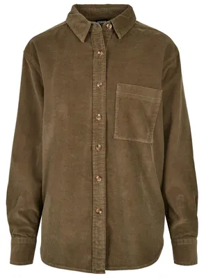 Image de Urban Classics - Chemise pour femmes TN189 (4XL) (olive)