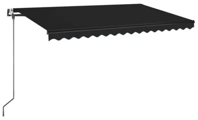 Zdjęcie produktu dla vidaXL Markiza automatycznie zwijana 450x350 cm antracytowa