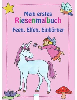 Produktbild von Mein erstes Riesenmalbuch - Feen, Elfen, Einhörner