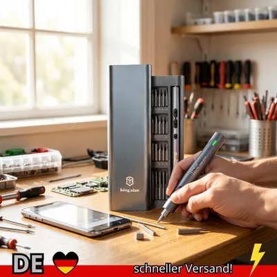 Produktbild von 62-in-1 Elektroschraubendreher Set Präzisions Schraubendreher