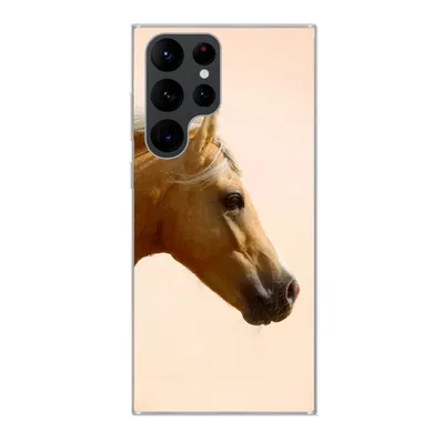 Produktbild von MuchoWow® Handyhülle Schutzhülle Hülle für Samsung Galaxy S22 Ultra Pferd - Licht - Luft Silikon Softcase Handy Hülle - Abbildung