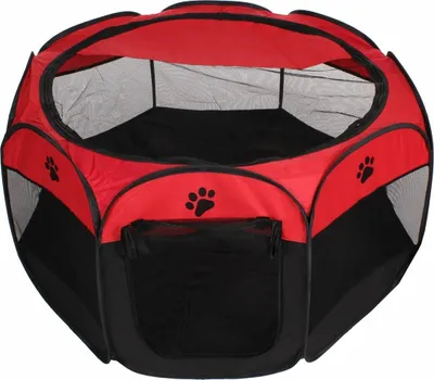 Produktbild von Pet Achteckiger Hundestift rot-schwarz
