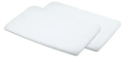 Productafbeelding van Wiegdekens - Hoeslakens - Baby Slaapcomfort - 100% Katoen - 83 x 50 cm - Wit