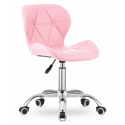 Produktbild von Drehstuhl Bürostuhl Schreibtischstuhl sitz in rosa | höhenverstellbar mit ergonomischer Sitzfläche