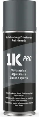 Produktbild von Militär-Farbspray Army 1K PRO – 400ml Spraydose Spritzspachtel grau matt