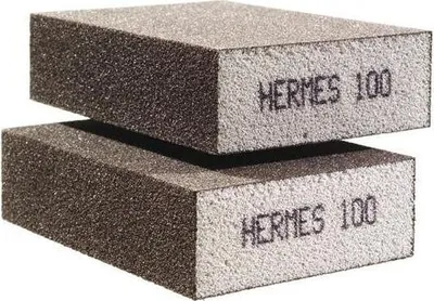 Image de Éponge abrasive HERMES 98x69x26 mm - Grain 100 - 6005969