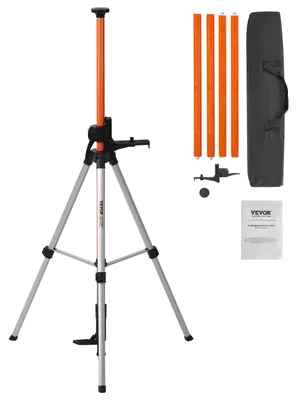 Zdjęcie produktu dla Statyw Do Poziomicy Laserowej Vevor Regulowany Aluminiowy Mocny 1040-3400Mm