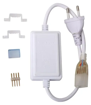 Obrázok produktu pre Predlžovací kábel s 6 zásuvkami, bez vypínača, dĺžka 5 metrov, kábel 3G 1,5mm², farba: biela