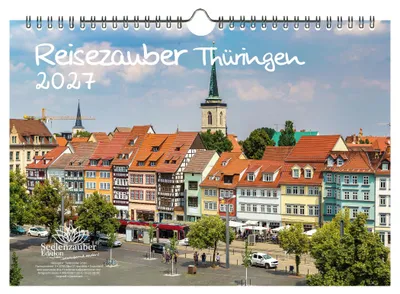 Produktbild von Reisezauber Thüringen DIN A4 Kalender für 2027 Städte Bundesland