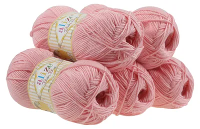 500g Alize Baby Best 161 rosa