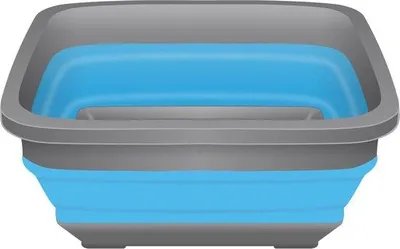 Image de Famanu, bassine pliable multifonctionnelle - bleu-gris