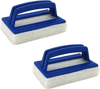 Produktbild von Famanu Schwimmbadbürsten-Set - 2 Reinigungsbürsten für gründliche Schwimmbadreinigung
