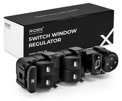 Produktbild von RIDEX 1761S0100 Fensterheberschalter passend für PEUGEOT 207 (WA, WC) Vorne Links Fensterheber Schalter