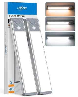LED-Unterbauleuchte, 40 LEDs, dimmbar, Bewegungssensor, USB