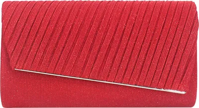 Image de Rouge paillettes embrayage porte-monnaie femmes soir rabat enveloppe embrayages formels sacs à main de mariage de bal