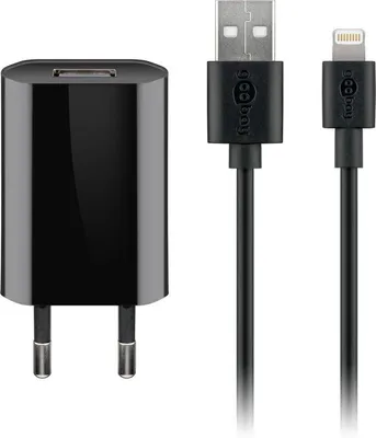 Obrázek produktu pro Goobay 44994, Vnitřní, AC, 5 V, 1 m, Černá