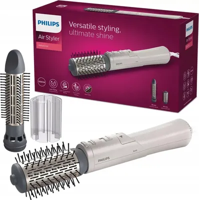 Image de Philips AirStyler Série 7000 Coiffeur avec 2 accessoires de coiffage BHA710/00 Protection puissante