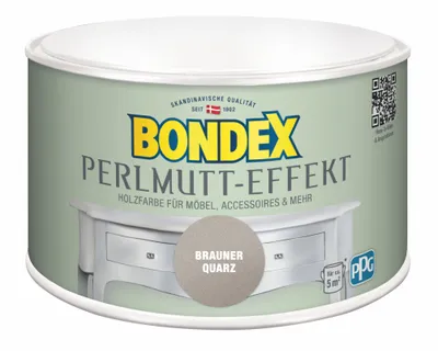 Produktbild von Bondex Holzfarbe Perlmutt-Effekt 500 ml brauner quarz