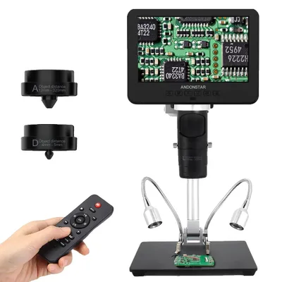 Produktbild von Digitalmikroskop, 2000-fache Vergrößerung, UHD Videoausgang, AD246SM(7 Zoll)