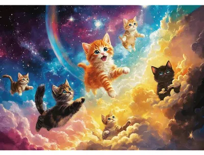 Zdjęcie produktu dla TREFL Puzzle Letnie koty 500 elementów