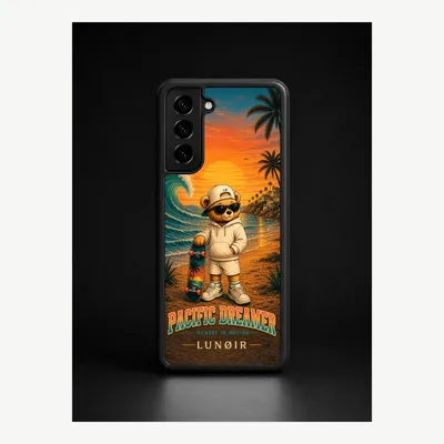 Produktbild von Samsung S21 Plus Hülle Handyhülle Schutzhülle Case mit Pazifikküste Motiv – LUNØIR ©
