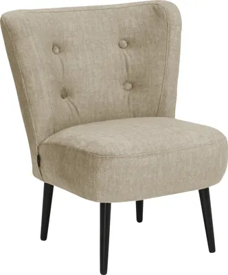 Produktbild von Max Winzer Sessel Neele - Samtvelours beige - Maße: 69 x 68 x 80 cm