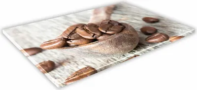 Zdjęcie produktu dla SZKLANA DESKA KUCHENNA 40x30 286b Ziarna kawy