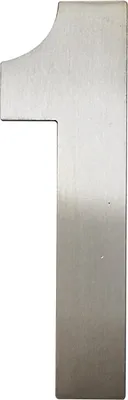 Immagine prodotto di 100 mm Edelstahl Hausnummern Edelstahlzahlen Edelstahlnummern - 1