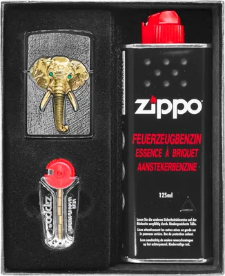 Obrázek produktu pro Sada zapalovačů ZIPPO ELEFANT TRI COLOUR dárek No1