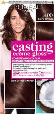 Zdjęcie produktu dla Ptrwaa farba do wosw L'Oral Paris Casting Crme Gloss - 400 Brown