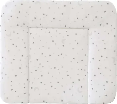 Produktbild von roba Wickelauflage ‚Sternenzauber grau‘, weiche Wickelunterlage 85 x 75 cm, Polyurethanbeschichtet, abwischbar