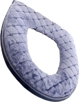 Produktbild von Toilettensitzbezug, weich und dick, warm, waschbar, warmer Toilettenbezug, Kissenstoff, flauschiger Toilettenbezug