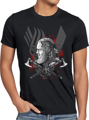 Produktbild von BaumwolleCloud Ragnar Lodbrok Herren T-Shirt Wikinger Valhalla