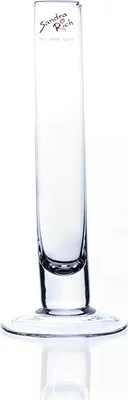 Produktbild von 6er SET Reagenzgläser Glasvasen SOLIFLEUR mit Fuss H. 20cm D. 3cm Sandra Rich