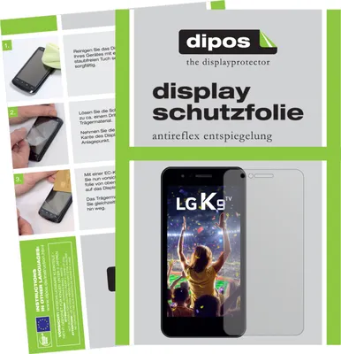 Produktbild von 2x Schutzfolie für LG K9 matt Displayschutzfolie Folie Display Schutz dipos