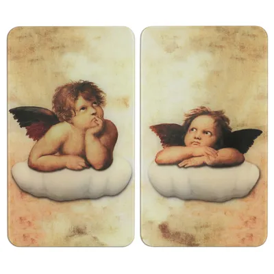 Immagine prodotto di Coperture per piano cottura ANGEL, vetro, set da 2 pezzi