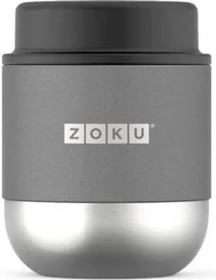 Imagen del producto de ZOKU - Contenedor para alimentos S, 300 ml, acero inoxidable, modelo ZK 305-SS, código de barras 815706021934