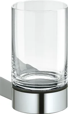 Produktbild von KEUCO Glashalter Plan mit Echtkristall-Glas chrom 14950019000
