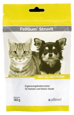 Zdjęcie produktu dla Feligum Struvit krople do żucia dla kotów/małych psów 160 g