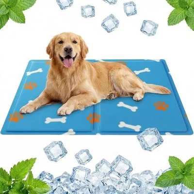Produktbild von Famanu Kühlmatte für Hunde – selbstkühlendes Kissen für Haustiere, nachhaltig und ungiftig