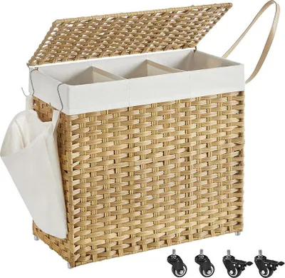 Immagine prodotto di Cesto portabiancheria in plastica 66 x 33 x 66 cm