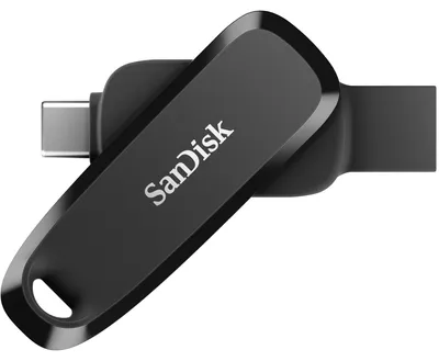 Produktbild von SANDISK Phone Drive 256 GB, 2-in-1 Smartphone Speicher, Schwarz